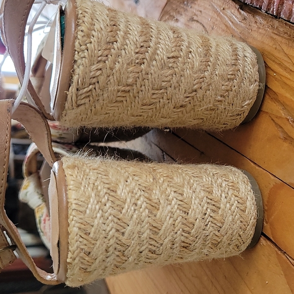 Xhileration chunky wedge espadrille opentoe sandal - Picture 5 of 12